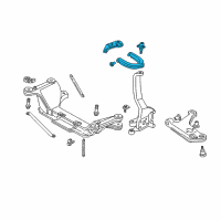 OEM 1993 Chevrolet Camaro Front Upper Control Arm Assembly (Lh) Diagram - 22204672