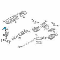 OEM 2016 Kia Sorento Gasket-Catalyst Case Diagram - 285352G060