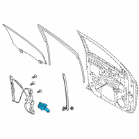 OEM 2020 Ford Ranger Window Motor Diagram - AB3Z-9923394-B