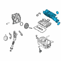 OEM 2018 BMW X1 Intake Manifold System Diagram - 11-61-7-617-500