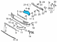 OEM Hyundai Ioniq 5 COVER-RR BUMPER SIDE, LH Diagram - 866A5-GI100