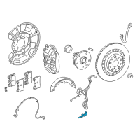 OEM 2019 Lexus LS500h Sensor, Speed, Rear RH Diagram - 89545-30090