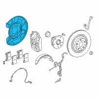 OEM 2022 Lexus LC500 Plate Sub-Assembly, Park Diagram - 46504-11021