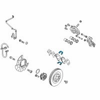 OEM 2015 Hyundai Santa Fe Spring-Pad Diagram - 58144-4D500