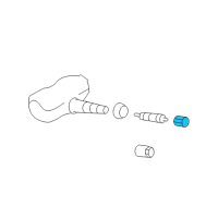 OEM 2014 Scion FR-S TPMS Sensor Cap Diagram - SU003-02962