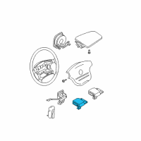 OEM Nissan Sentra Sensor-Side AIRBAG Center Diagram - 98820-4Z225