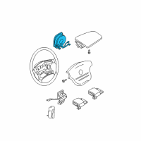 OEM Nissan Clock Spring Steering Air Bag Wire Diagram - 25554-4Z326