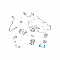 OEM Nissan Xterra Tube-TDV Control Diagram - 14750-4S101