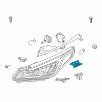 OEM 2017 Hyundai Sonata Ballast Assembly-Headlamp Diagram - 92190-E6020