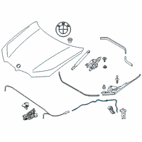 OEM 2021 BMW X5 BOWDEN CABLE Diagram - 51-23-7-418-203