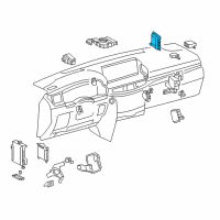 OEM 2020 Toyota Land Cruiser Control Module Diagram - 89530-60613