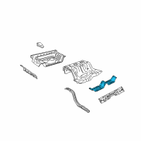 OEM 2003 Ford Crown Victoria Center Floor Pan Diagram - 2W7Z-5411160-AA