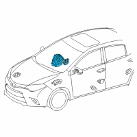 OEM 2016 Toyota Corolla Clock Spring Diagram - 84307-02220