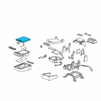 OEM 2010 Chevrolet Avalanche Lid Diagram - 20864154