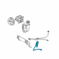 OEM 2003 Dodge Ram 1500 Line-Power Steering Pressure Diagram - 68164557AA