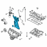 OEM 2014 Ford Fusion Front Cover Diagram - CJ5Z-6019-D