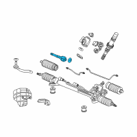 OEM 2005 Acura RL Joint Set, Ball (Inner) Diagram - 53010-SJA-A01