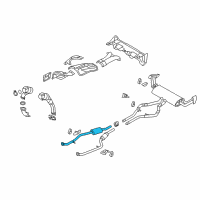 OEM 2012 BMW X6 Centre Muffler Diagram - 18-30-7-580-716