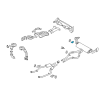 OEM 2015 BMW X6 Rear Silencer Bracket, Rear Diagram - 18-20-7-558-659