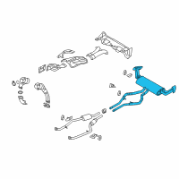 OEM 2011 BMW X6 Rear Exhaust Flap Muffler Diagram - 18-30-7-646-114