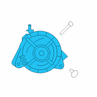 OEM 2012 Jeep Liberty ALTERNATR-Engine Diagram - 5149275AA