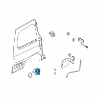 OEM 2002 Kia Sedona Reinforcement-FUELINLET Pipe Diagram - 0K55242451