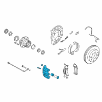 OEM 2009 Ford E-150 Caliper Diagram - BC2Z-2553-A