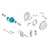 OEM 2013 Ford E-350 Super Duty Hub Diagram - 8C2Z-1109-A