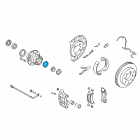 OEM 2003 Ford E-350 Club Wagon Axle Bearing Cup Diagram - C7TZ-1239-A