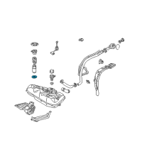 OEM Pontiac Vibe Seal, Fuel Tank Fuel Pump Module Adapter(O Ring) Diagram - 88973767