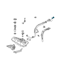 OEM 2003 Pontiac Vibe Cap, Fuel Tank Filler Diagram - 88970258