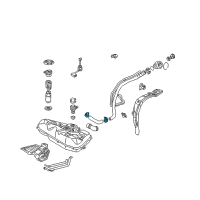 OEM Pontiac Clamp Asm, Fuel Tank Filler Hose <Use 8A 2776A> Diagram - 19205382