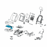 OEM 2012 Buick Regal Seat Cushion Heater Diagram - 20982766