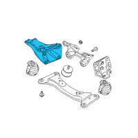 OEM 2013 BMW 335is Engine Mount Right Diagram - 22-11-6-772-154