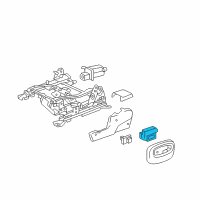 OEM Chevrolet Trailblazer EXT Adjust Switch Diagram - 88949386