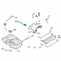 OEM 2017 Hyundai Sonata Extension Wiring Assembly-Fuel Pump Diagram - 31125-E6000