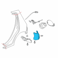 OEM 2016 Chevrolet Spark Wheelhouse Liner Diagram - 95238991