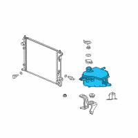 OEM 2019 Honda Civic Tank Comp, Expansi Diagram - 19101-5BA-A01