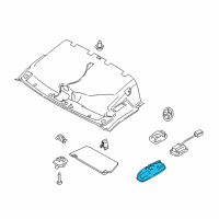 OEM Ford Transit-150 Dome Lamp Diagram - EK2Z-13776-A