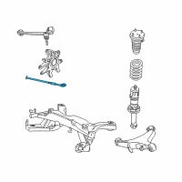 OEM 2004 Ford Thunderbird Adjust Link Diagram - 1W6Z-5B551-AA