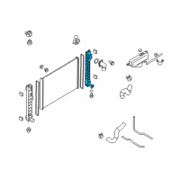 OEM 2017 Infiniti Q70 Tank-Radiator, RH Diagram - 21412-1MC0A