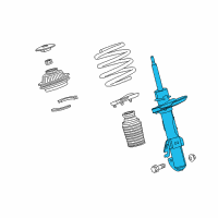 OEM 2015 Jeep Cherokee *STRUT-FRONTSUSPENSION Diagram - 5168588AF