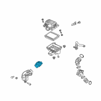 OEM 2018 GMC Terrain Inlet Duct Diagram - 23463815