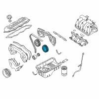 OEM 1998 Nissan Pathfinder Sprocket-Camshaft Diagram - 13024-0B710