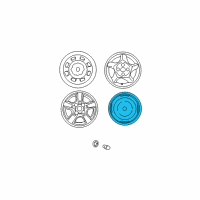 OEM 2005 Hyundai Accent Wheel Assembly-Temporary Diagram - 52910-1C850