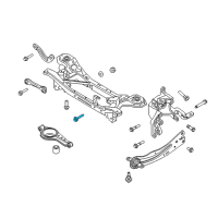 OEM Ford Escape Lower Control Arm Adjust Bolt Diagram - CV6Z-5K978-A