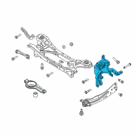 OEM 2016 Ford Focus Knuckle Diagram - CV6Z-5A968-D