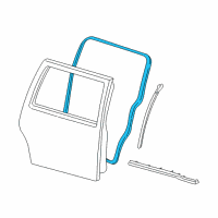 OEM Ford Windstar Door Weatherstrip Diagram - 5F2Z-16253A10-AA