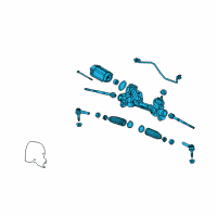 OEM 2012 Chevrolet Equinox Gear Assembly Diagram - 20857570