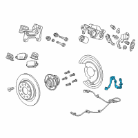 OEM 2016 Chevrolet Malibu Brake Hose Diagram - 84552905